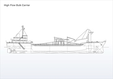 Conceptual diagram of High Flow Bulk Carrier